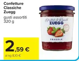 Carrefour Confetture Classiche Zuegg offerta
