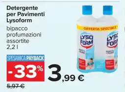 Carrefour Detergente per Pavimenti Lysoform offerta