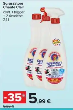 Carrefour Sgrassatore Chante Clair offerta