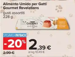 Carrefour Alimento umido per gatti Gourmet Revelations offerta