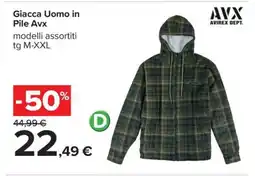 Carrefour Giacca Uomo in Pile Avx offerta