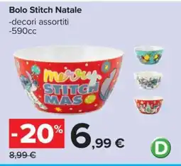 Carrefour Bolo Stitch Natale offerta