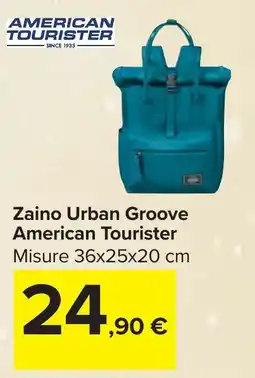 Carrefour Zaino Urban Groove American Tourister offerta