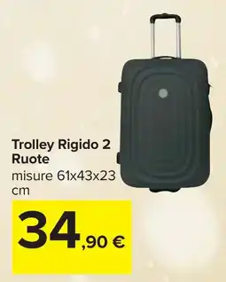 Carrefour Trolley Rigido 2 Ruote offerta