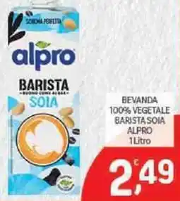 Crai Bevanda 100% vegetale barista soia ALPRO offerta