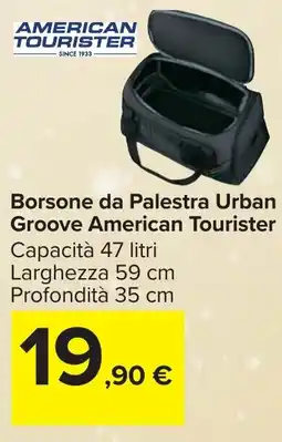 Carrefour Borsone da Palestra Urban Groove American Tourister offerta