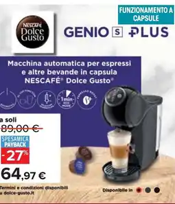 Carrefour GENIO S PLUS offerta