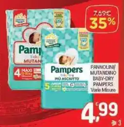 Crai Pampers pannolini mutandino baby-dry PAMPERS offerta