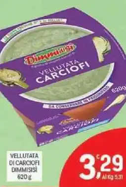Crai Vellutata di carciofi DIMMISISÌ offerta