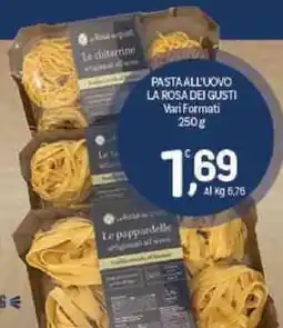 Crai Pasta all'uovo LA ROSA DEI GUSTI offerta