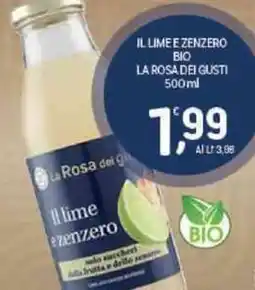 Crai Il lime e zenzero bio LA ROSA DEI GUSTI offerta