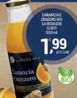 Crai L'arancia e zenzero bio LA ROSA DEI GUSTI offerta