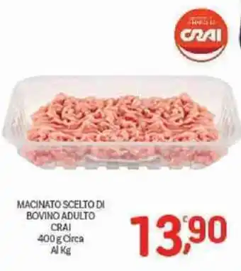 Crai Macinato scelto di bovino adulto CRAI offerta