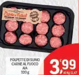 Crai Polpette di suino carne al fuoco AIA offerta