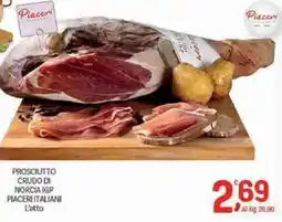 Crai Prosciutto crudo di norcia igp PIACERI ITALIANI offerta