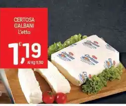 Crai Certosa GALBANI offerta