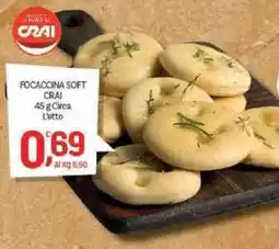 Crai Focaccina soft CRAI offerta