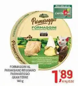 Crai Formaggini al parmigiano reggiano parmareggio GRAN TERRE offerta