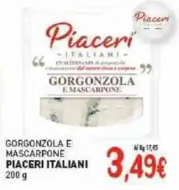 Crai Gorgonzola e mascarpone PIACERI ITALIANI offerta