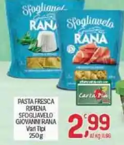 Crai Pasta fresca ripiena sfogliavelo giovanni RANA offerta