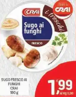 Crai Sugo fresco ai funghi CRAI offerta