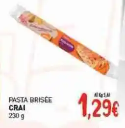 Crai Pasta brisée CRAI offerta