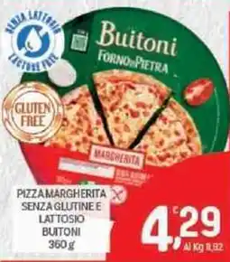 Crai Pizzamargherita senza glutinee lattosio BUITONI offerta