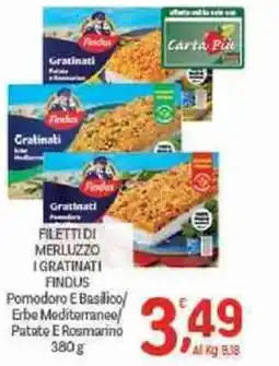 Crai Filettidi merluzzo igratinati FINDUS offerta