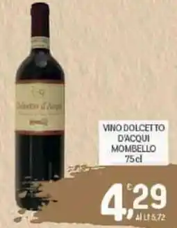 Crai Vino dolcetto d'acqui mombello offerta