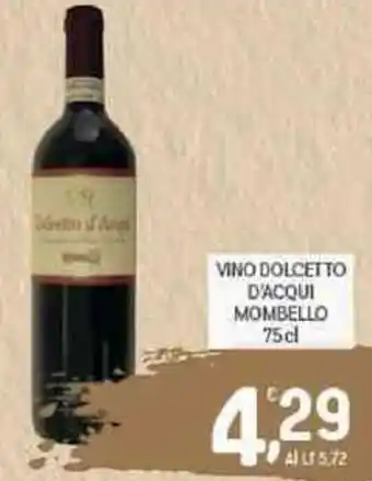 Crai Vino dolcetto d'acqui mombello offerta