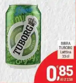 Crai Birra tuborg lattina offerta