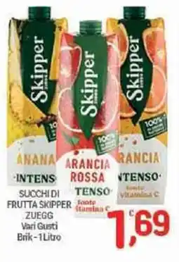 Crai Succhi di tenso frutta skipper ZUEGG offerta