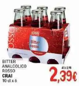 Crai Bitter analcolico rosso CRAI offerta