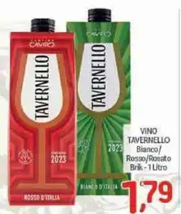Crai Vino tavernello 2023 bianco/ rosso/rosato brik offerta