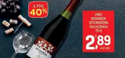 Crai VINO BONARDA VICOBARONE Secco/Dolce offerta