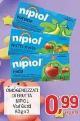 Crai Omogeneizzati di frutta NIPIOL offerta