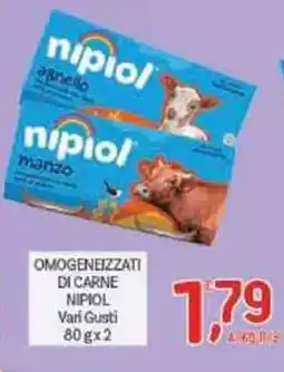 Crai Omogeneizzati di carne NIPIOL offerta
