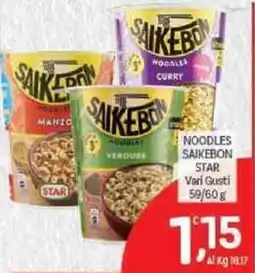 Crai Noodles saikebon STAR offerta