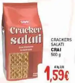 Crai Crackers salati CRAI offerta