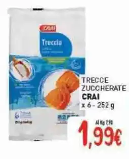Crai Trecce zuccherate CRAI offerta