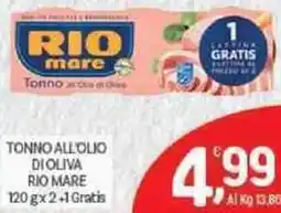 Crai Tonno allolio dioliva RIO MARE offerta