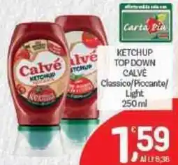 Crai Ketchup top down calve classico/piccante/ light offerta