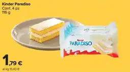 Carrefour Market Kinder Paradiso offerta