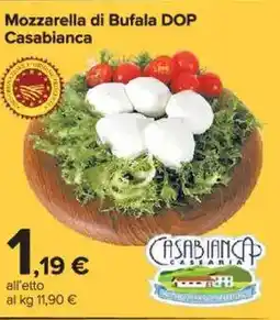 Carrefour Market Mozzarella di Bufala DOP Casabianca offerta