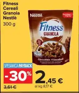Carrefour Market Fitness Cereali Granola Nestle offerta