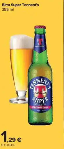 Carrefour Market Birra Super Tennent's offerta