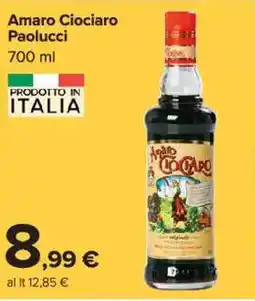 Carrefour Market Amaro Ciociaro Paolucci offerta
