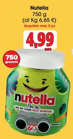 Carrefour Market Nutella offerta