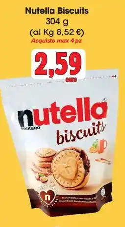 Carrefour Market Nutella Biscuits offerta