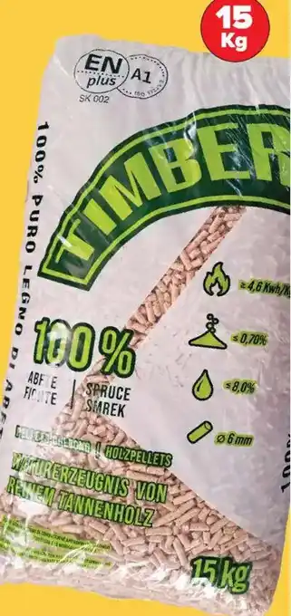 Pellet A1 Timber Puro Legno di Abete